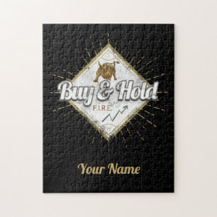 Puzzle Comprar y retener el Bull de comerciante compra el