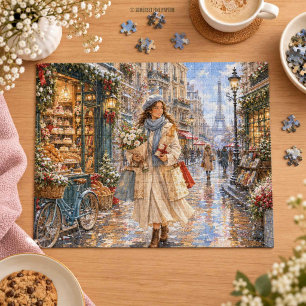 Puzzle Compras de Navidad en París