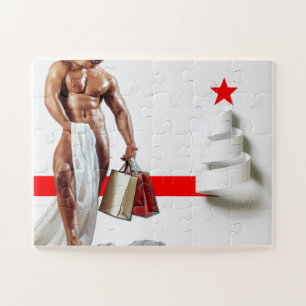 Puzzle Compras navideñas de SlipperyJoe espiral de papel 