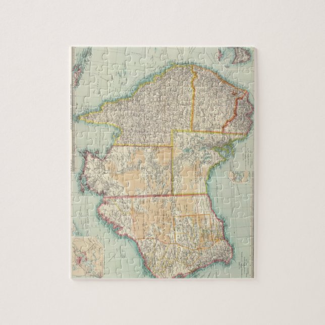 Puzzle Compuesto de Australia (Vertical)