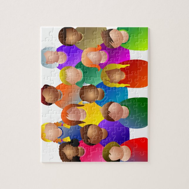 Puzzle Comunidad diversa (Vertical)