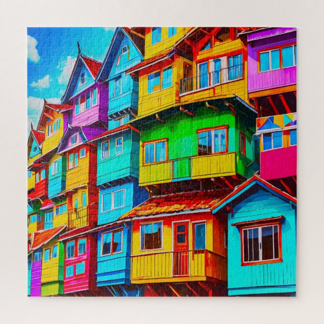 Puzzle Comunidad vibrante (Vertical)