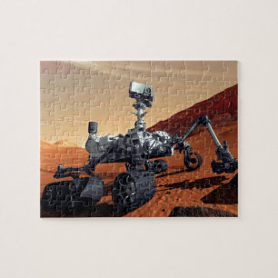 Puzzle Concepto artístico del rover Curiosity de Marte de