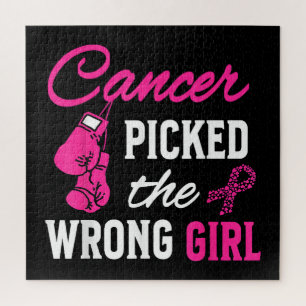 Puzzle Conciencia de que el cáncer eligió a la chica equi