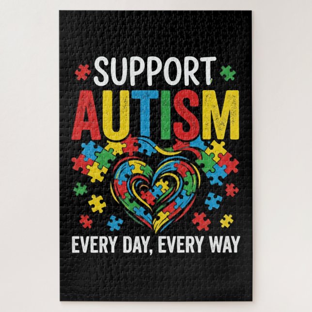 Puzzle Conciencia del autismo (Vertical)