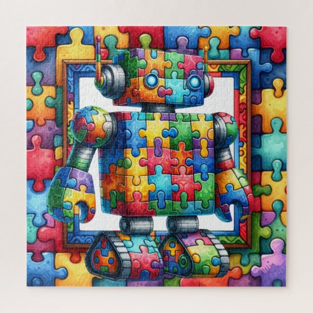 Puzzle Conciencia sobre el autismo (Vertical)