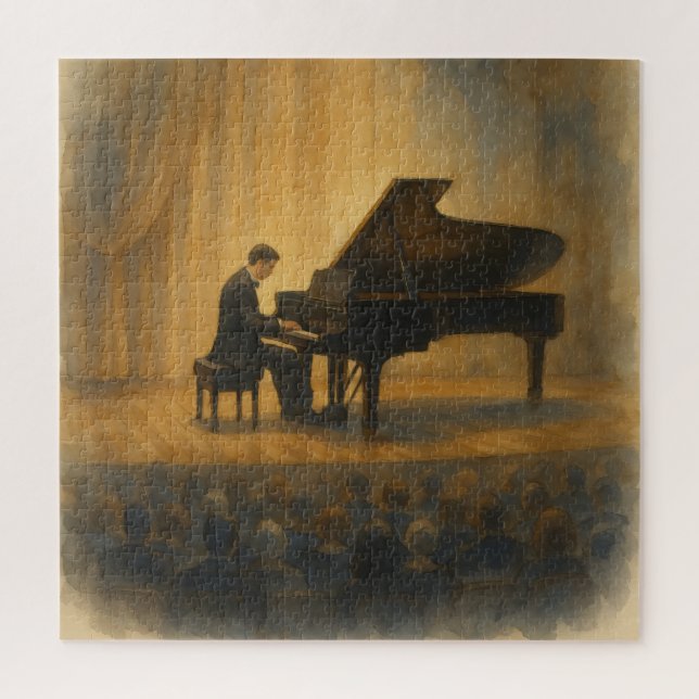 Puzzle Concierto de piano de gran elegancia  (Vertical)