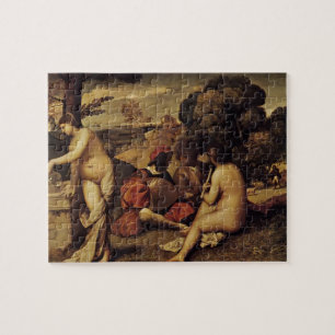 Puzzle Concierto pastoral de Giorgione- (champêtre de