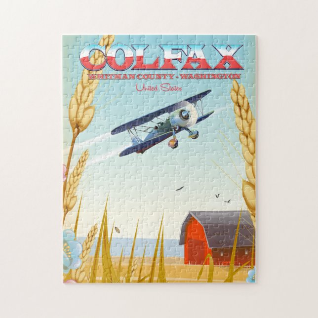 Puzzle Condado de Colfax Whitman, Washington, Estados Uni (Vertical)