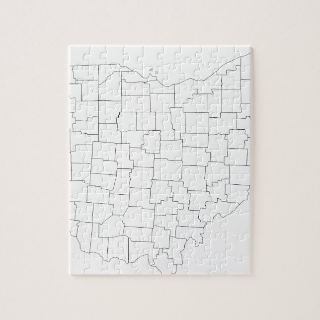 Puzzle Condados de Ohio (Vertical)