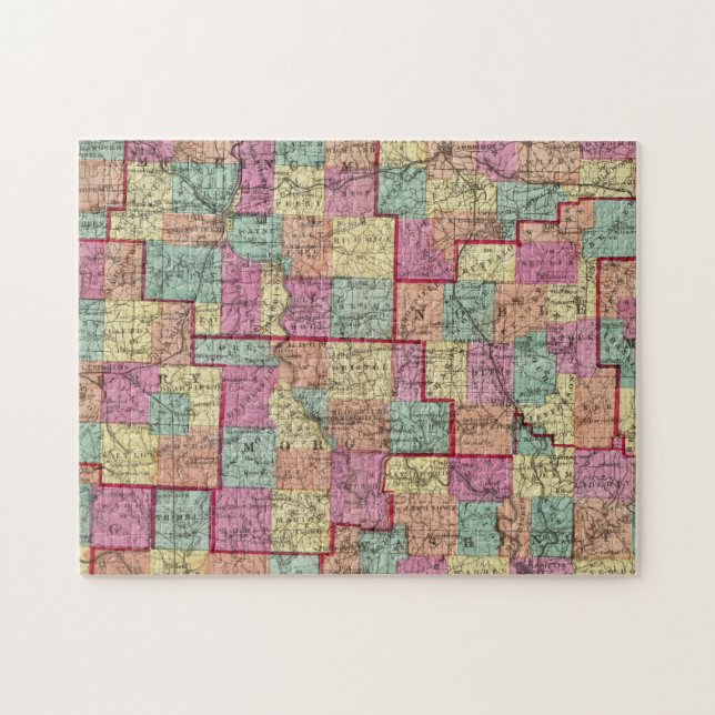 Puzzle Condados de Ohio