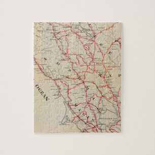 Puzzle Condados de Sonoma, Marin, Lake y Napa