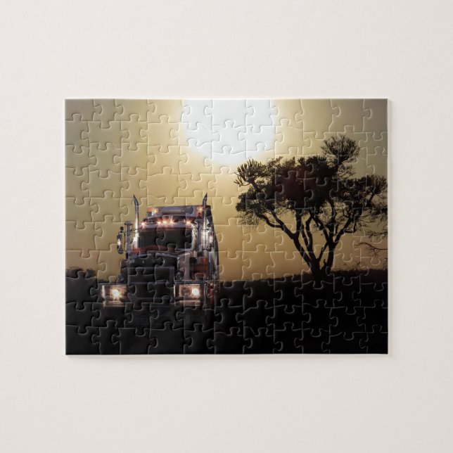 Puzzle Conductor de camiones (Horizontal)