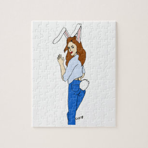 Puzzle conejita posando