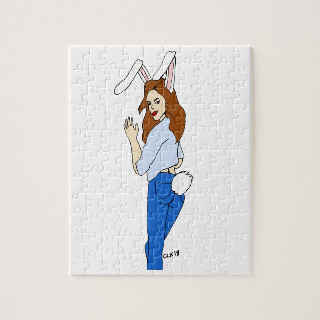 Puzzle conejita posando (Vertical)