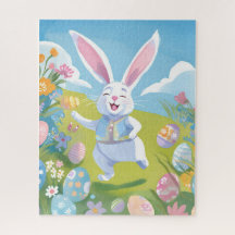 Conejito de Pascua | Flor silvestre pastel de Pasc
