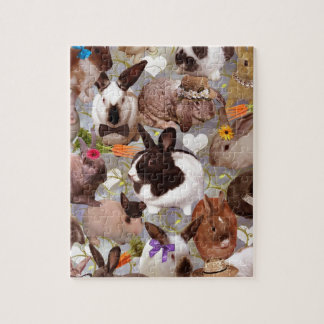 Puzzle Conejitos felices