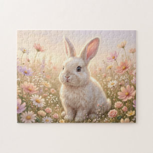 Puzzle Conejo Blanco