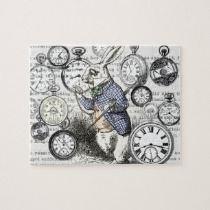 Puzzle Conejo Blanco Relojes Alicia en el País de las Mar