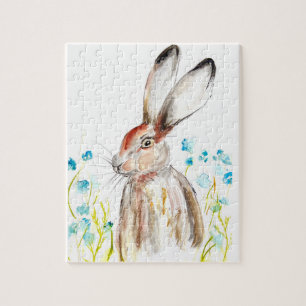 Puzzle Conejo Bunny Liebre Pascua Animal Vida Silvestre D