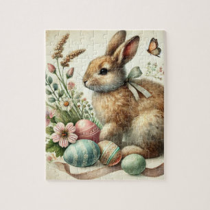 Puzzle Conejo Bunny Liebre Pascua Animal Vida Silvestre L