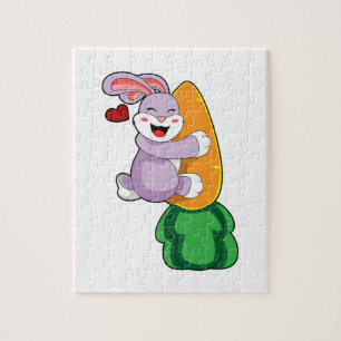 Puzzle Conejo con zanja