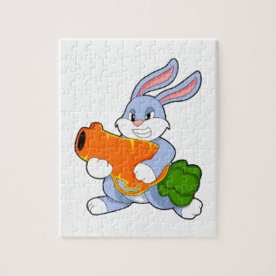 Puzzle Conejo con zanja