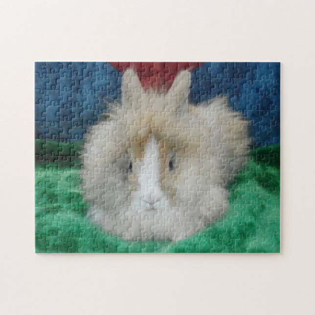 Puzzle Conejo conejo conejito fluffy Lionhead (Horizontal)