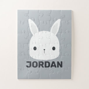 Puzzle Conejo de conejo pequeño y lindo con nombre person