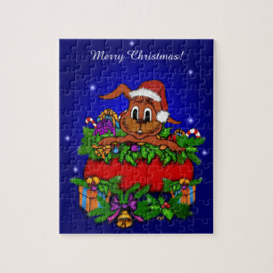 Puzzle Conejo de navidades