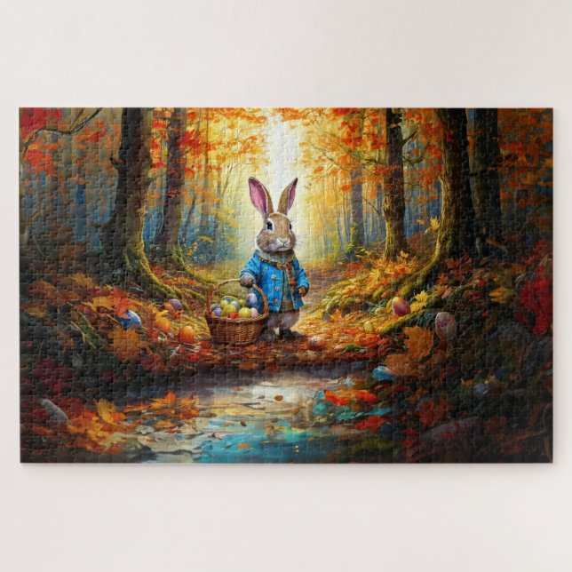 Puzzle Conejo de Pascua (Horizontal)