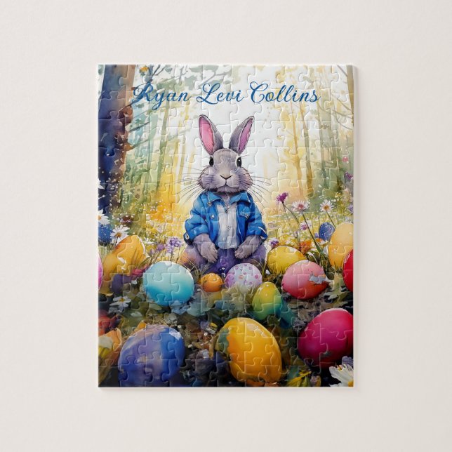 Puzzle Conejo de Pascua (Vertical)