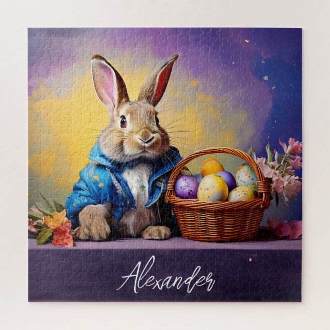 Puzzle Conejo de Pascua (Vertical)