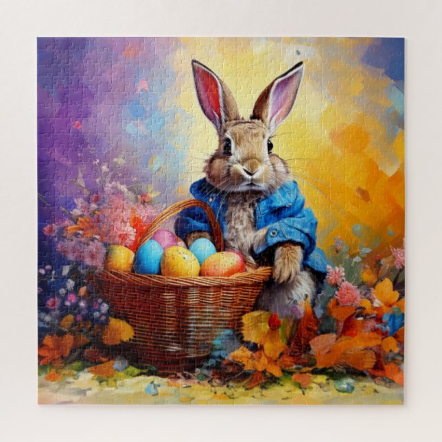 Puzzle Conejo de Pascua (Vertical)