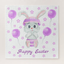 Conejo de Pascua para un Poster de ánimo positivo