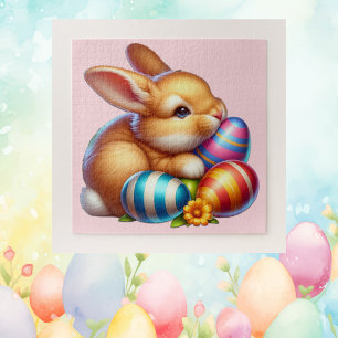 Puzzle Conejo de Pascua y Huevos
