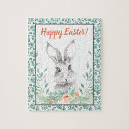 Puzzle Conejo Feliz Pascua
