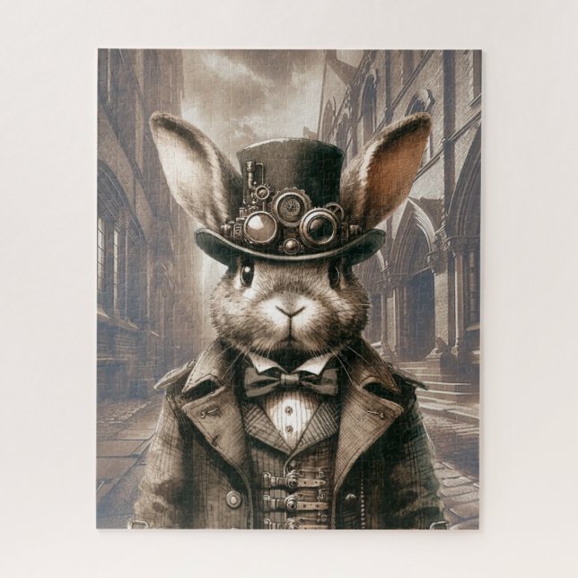 Puzzle Conejo Steampunk (Vertical)