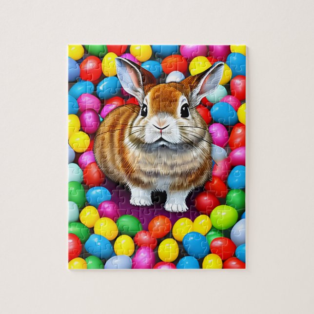 Puzzle Conejo y Jellybeans (Vertical)