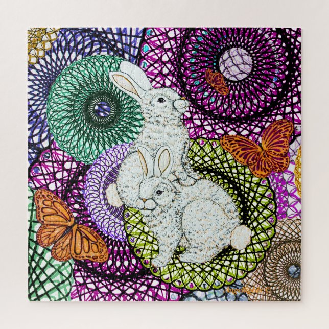 Puzzle Conejos abundantes (Vertical)
