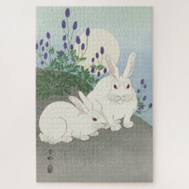 Puzzle Conejos Orientales Difíciles Arte Antiguo 1000 pie