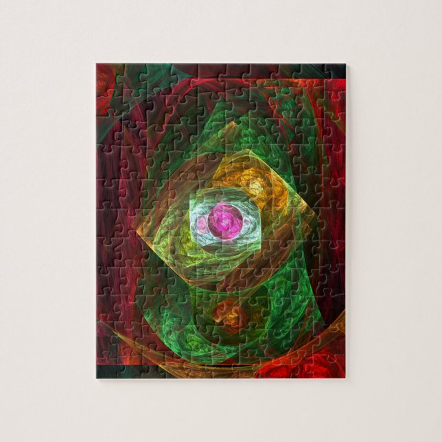 Puzzle Conexiones dinámicas Resumen de arte (Vertical)