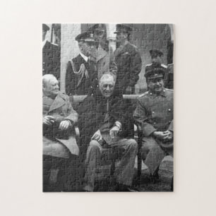 Puzzle Conferencia de Yalta Roosevelt Stalin Churchill 19