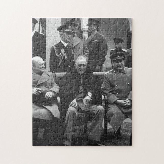 Puzzle Conferencia de Yalta Roosevelt Stalin Churchill 19 (Vertical)