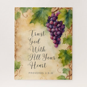 Puzzle Confía en Dios con Todo tu Corazón Proverbios 3:5-