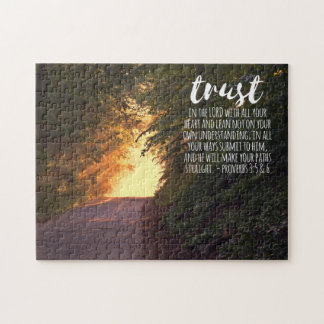 Puzzle Confianza en el Señor Proverbios 3:5-6