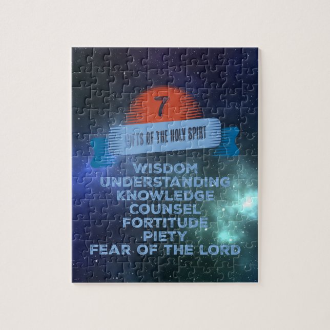 Puzzle Confirmación 7 Regalos del Espíritu Santo (Vertical)