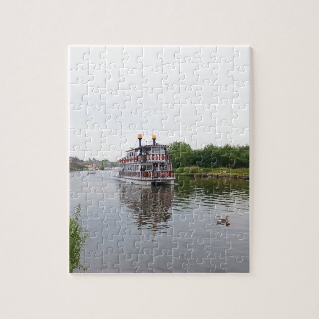 Puzzle Confort sur de Paddle Steamer (Vertical)