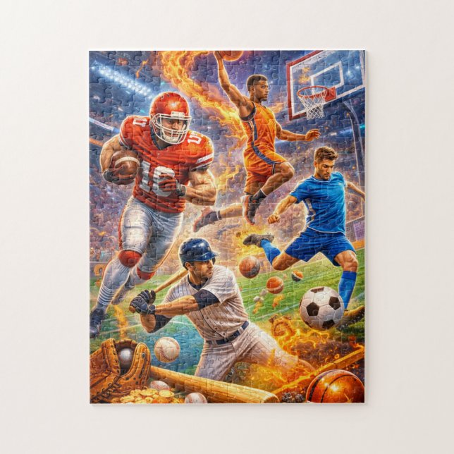 Puzzle Confrontación Definitiva de Deportes Escena de Acc (Vertical)