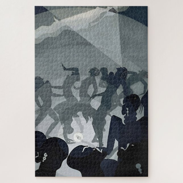 Puzzle Congo – 1928 Arte de Aaron Douglas (Vertical)